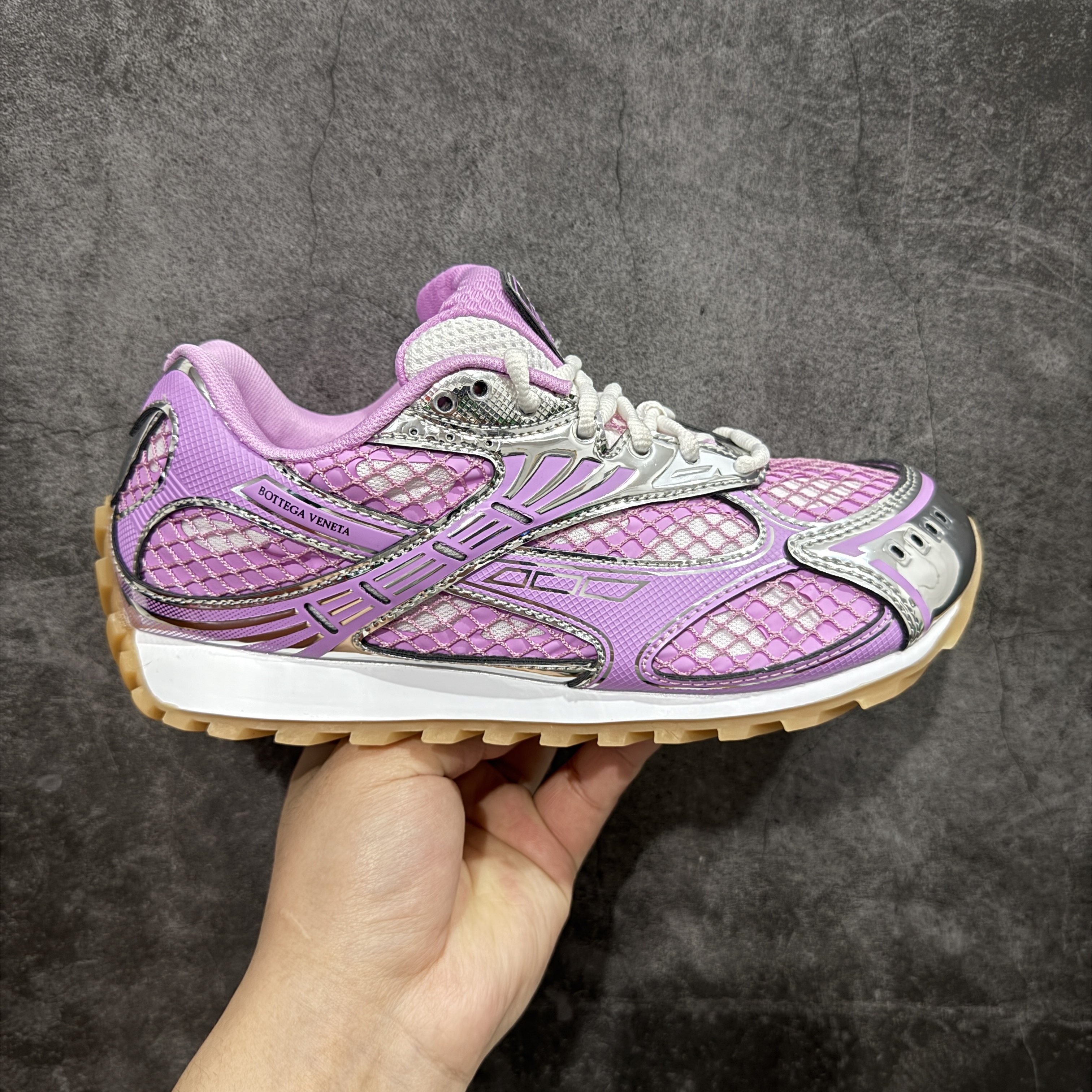 Bottega Veneta Orbit Sneaker Pink